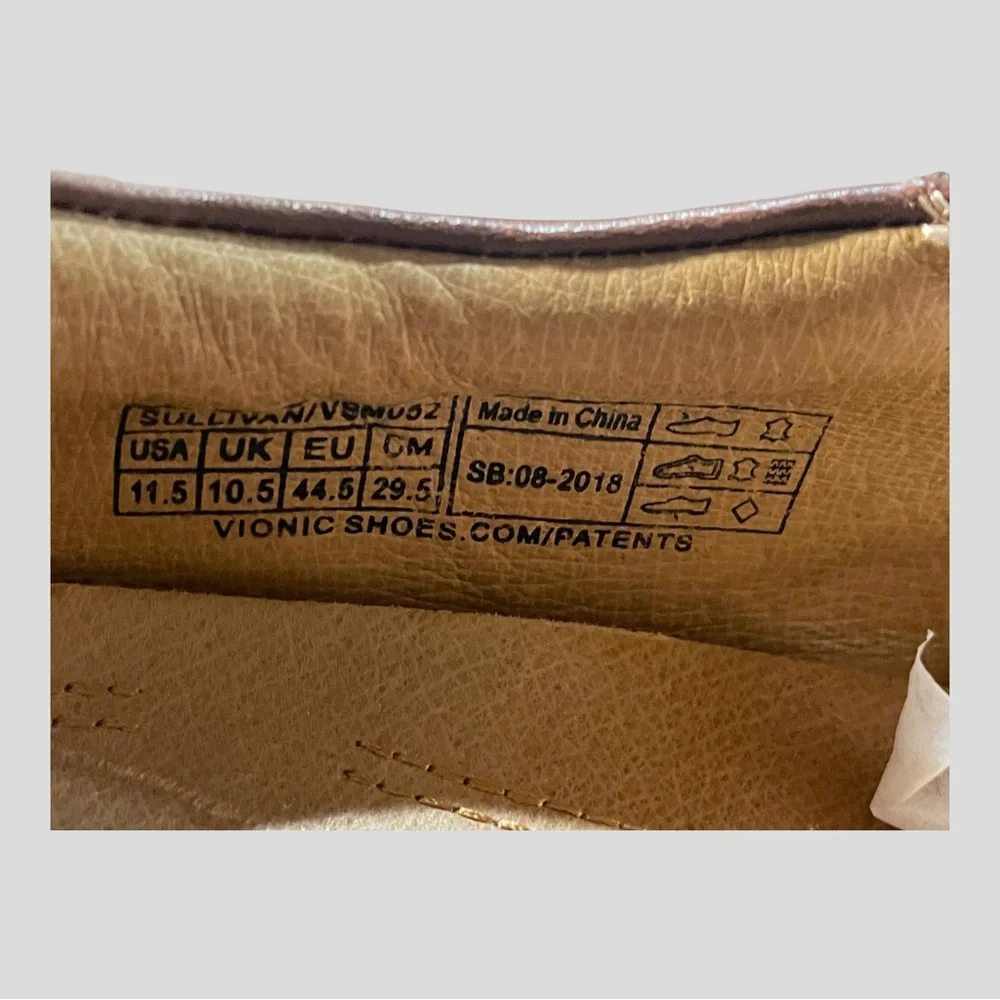 VIONIC SPRUCE SULLIVAN SLIP ONS MENS SHOES